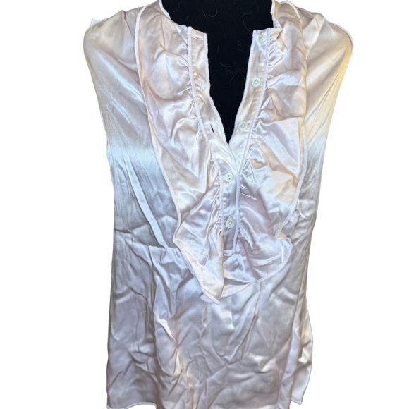 Dolce & Gabbana Tops - Dolce & Gabbana Light Pink Silk Tank Top